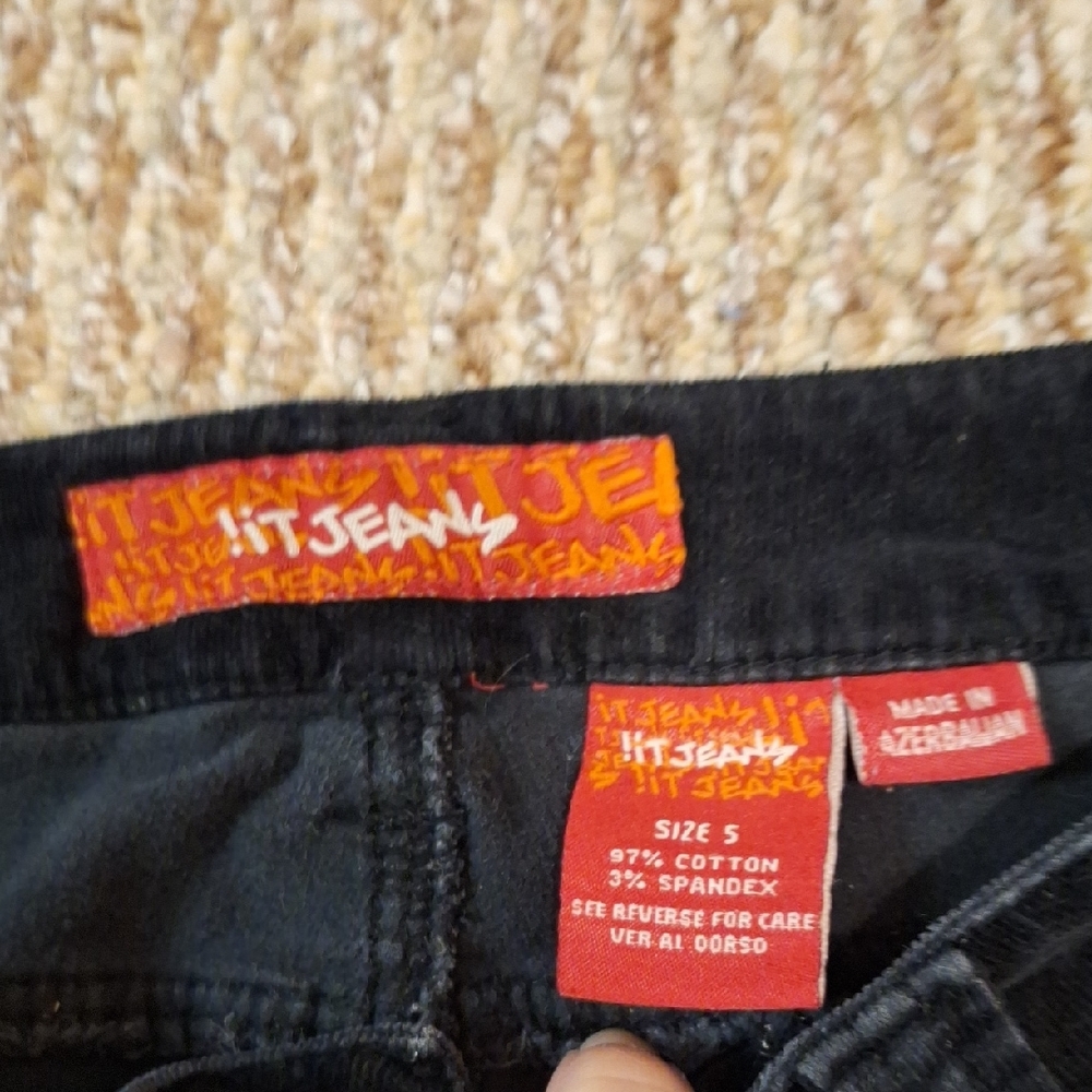 Black Corduroy Pants - Picture 2 of 5